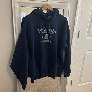 SDI Men's Pinewild Country Club (Pinehurst, NC) Navy Blue Hoodie Sweatshirt 2XL